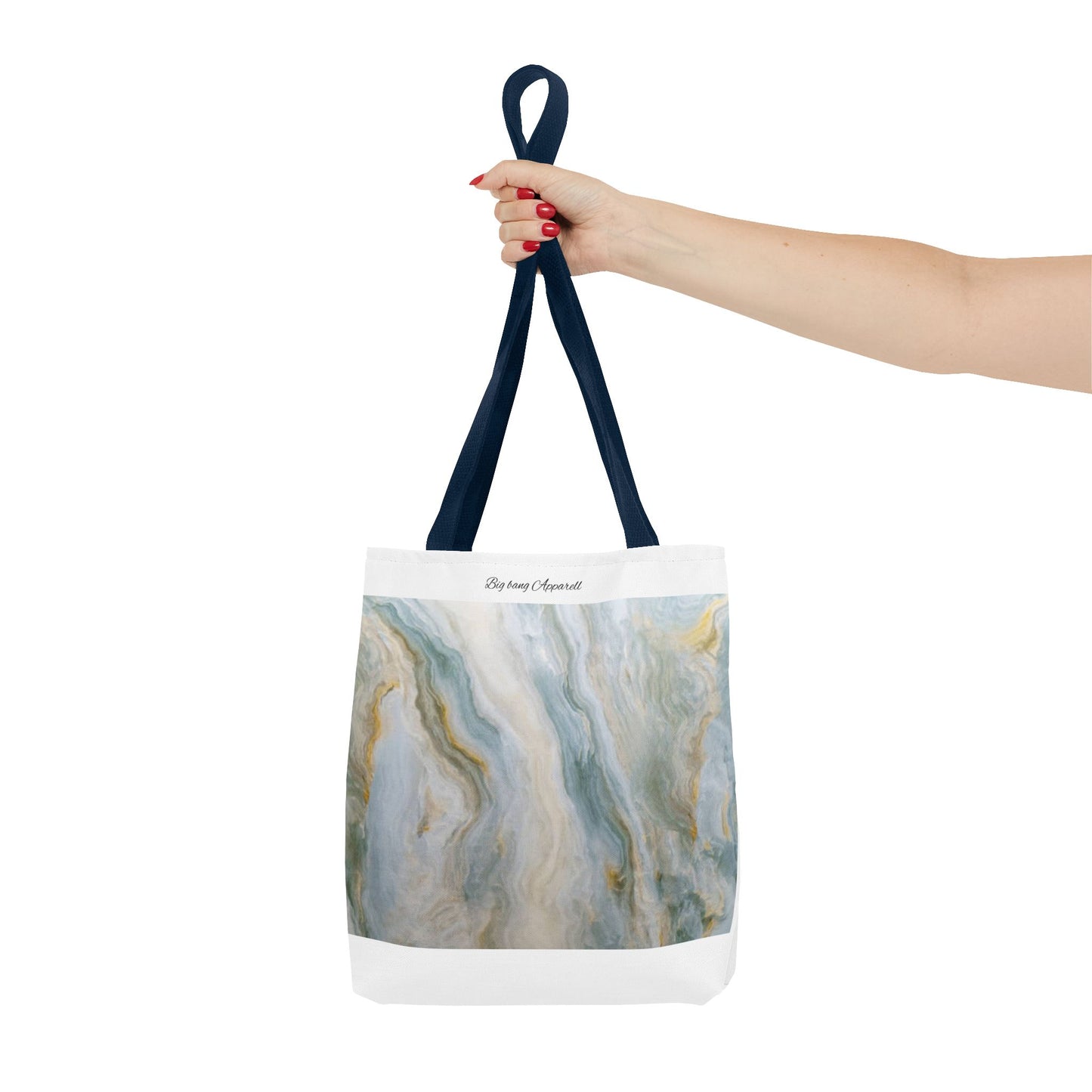 Elegant Marble Print Tote Bag - Stylish & Versatile for Everyday Use