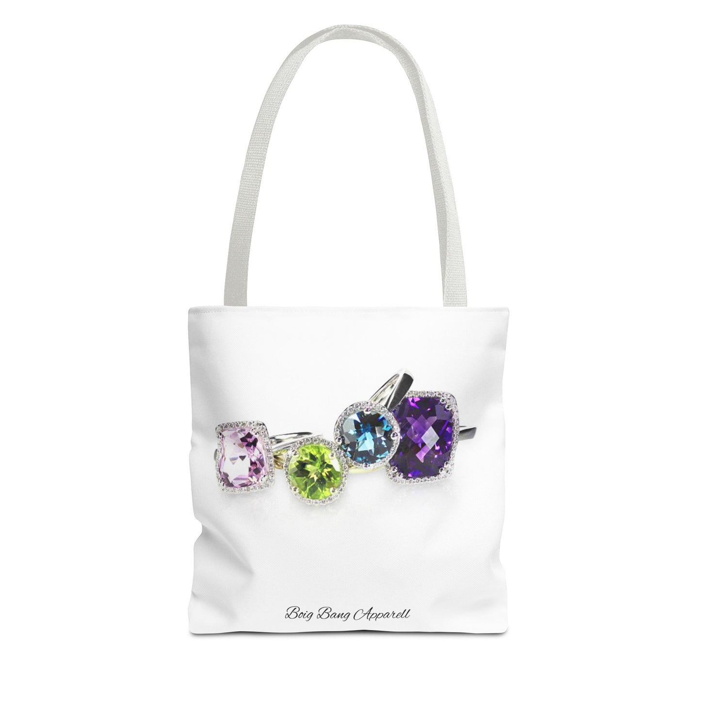 Sparkling Gemstone Tote Bag - Stylish and Chic Accessory for Jewelry Lovers