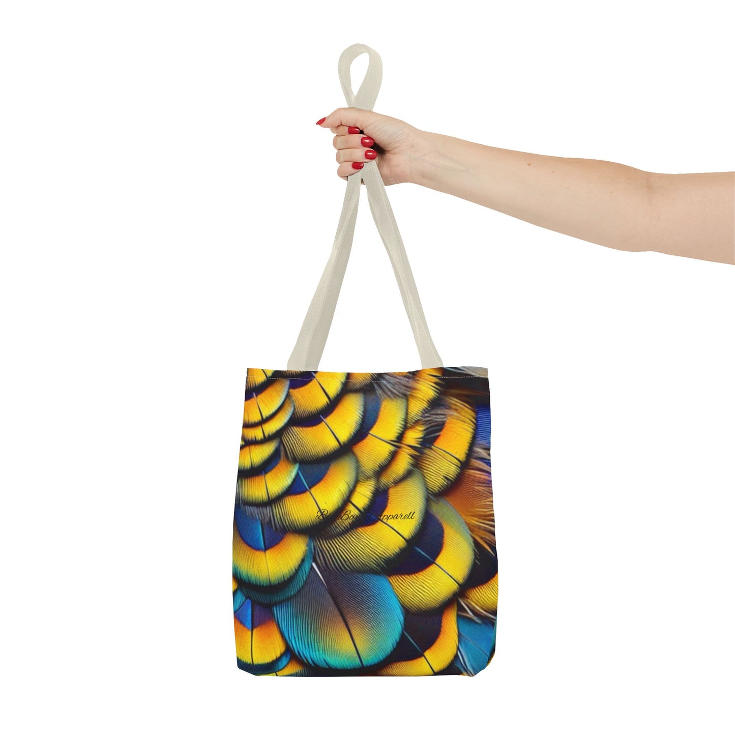 Vibrant Feather Tote Bag - Stylish and Eco-Friendly