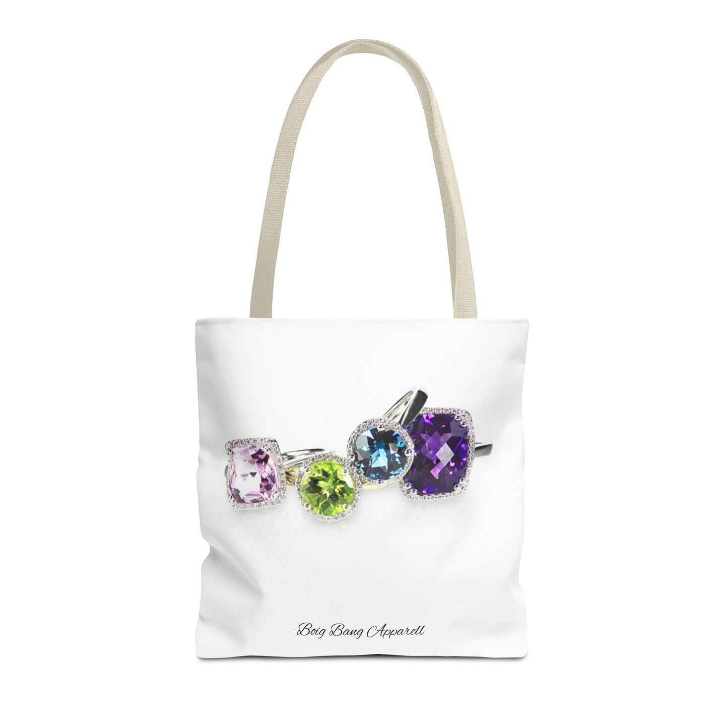 Sparkling Gemstone Tote Bag - Stylish and Chic Accessory for Jewelry Lovers