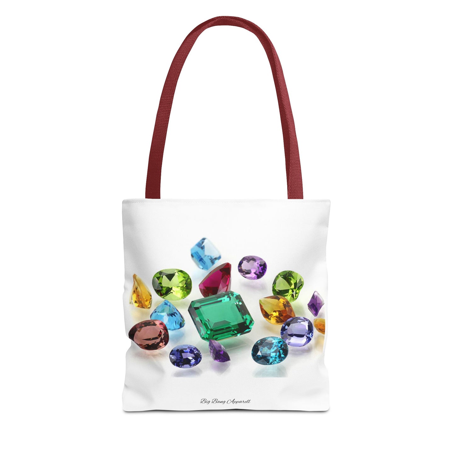 Colorful Gemstone Tote Bag | Stylish & Versatile Everyday Accessory