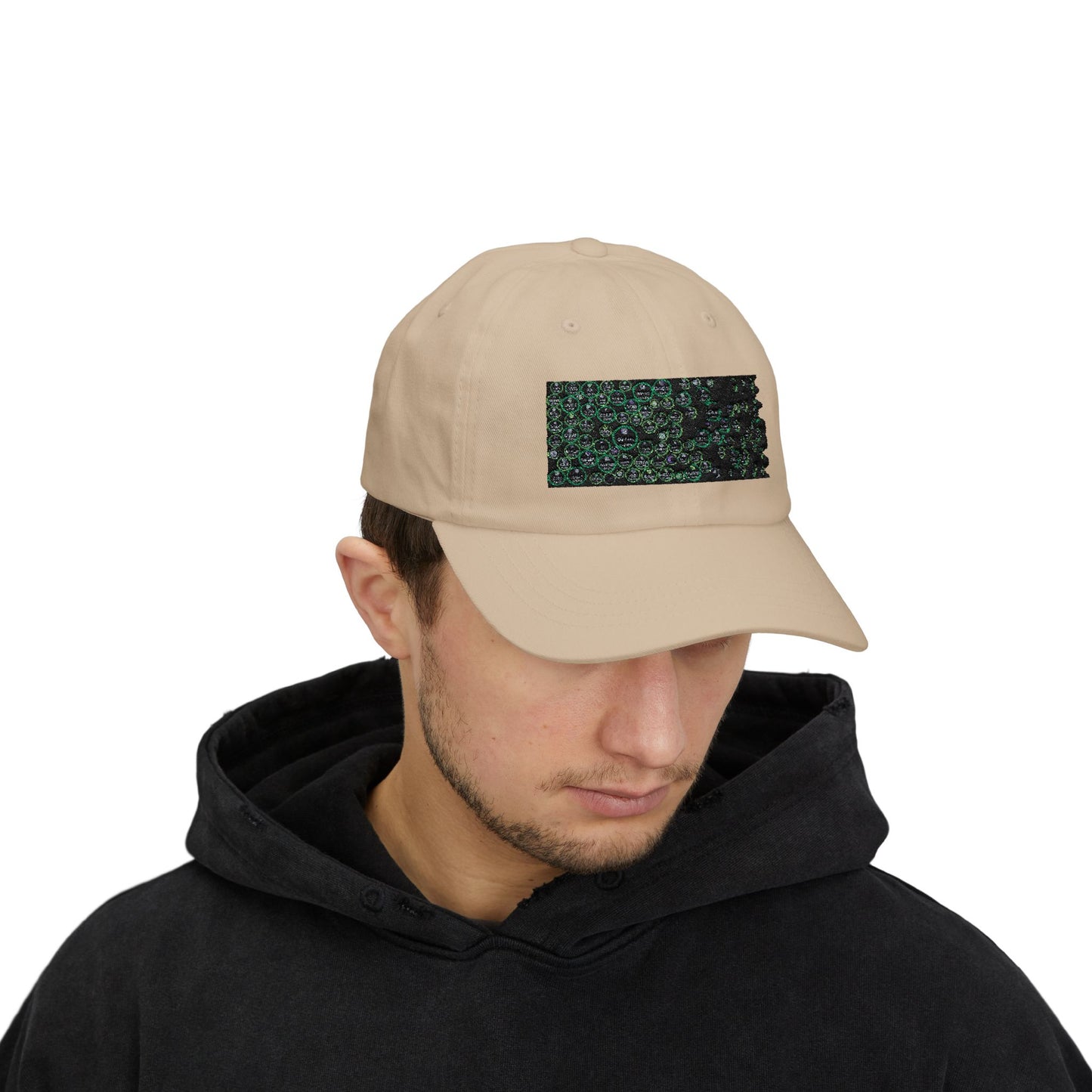 Stylish Classic Dad Cap with Unique crypto  Bubble Design - Perfect Gift for Fathers and Casual Wear