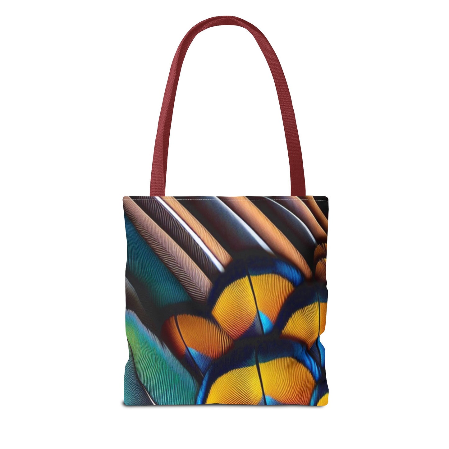 Vibrant Feather Tote Bag - Stylish and Eco-Friendly