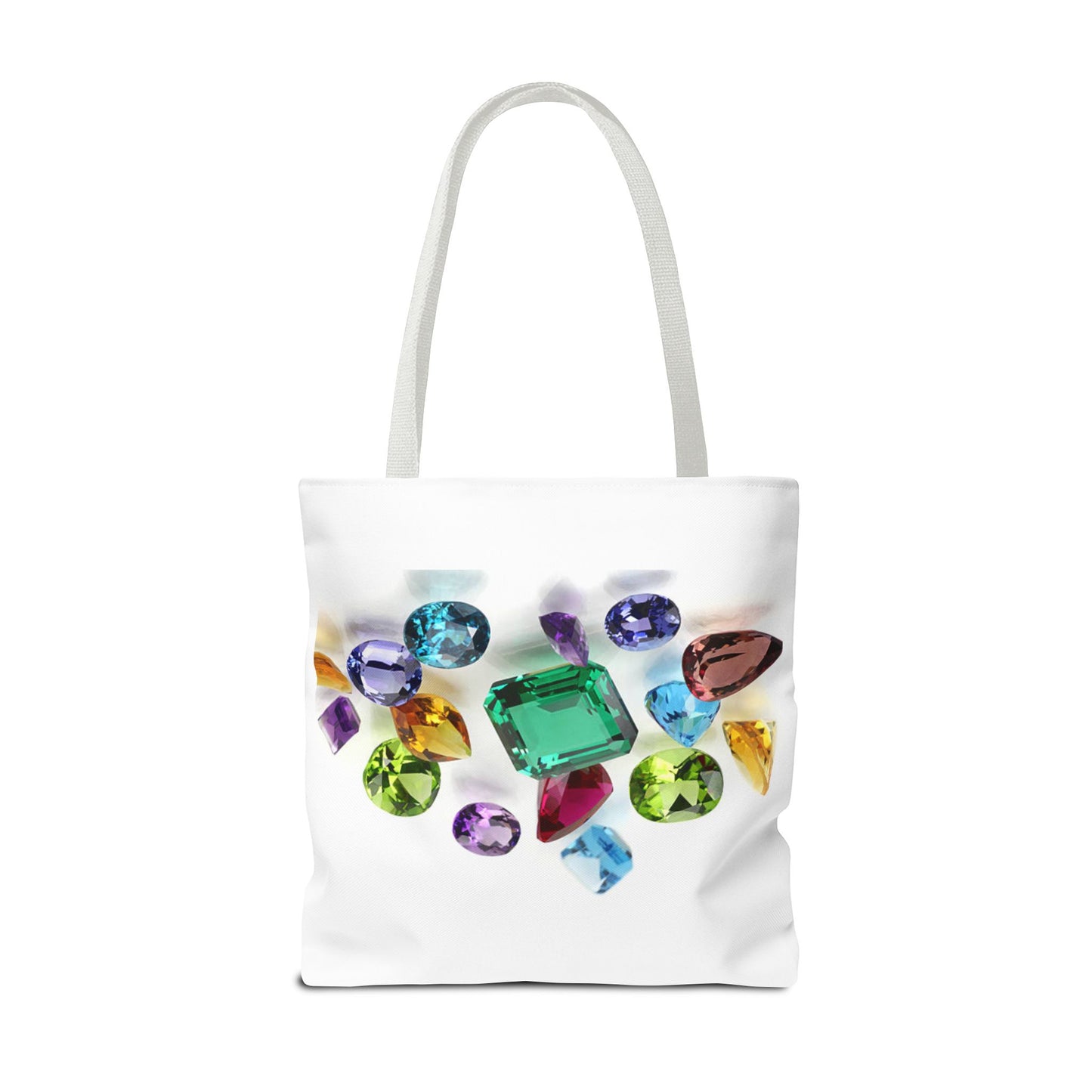 Colorful Gemstone Tote Bag | Stylish & Versatile Everyday Accessory