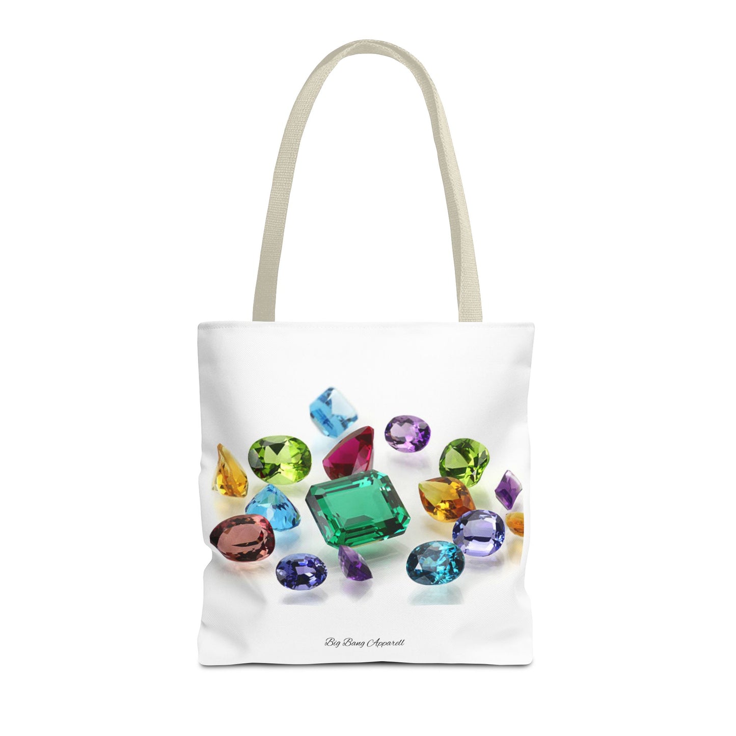 Colorful Gemstone Tote Bag | Stylish & Versatile Everyday Accessory