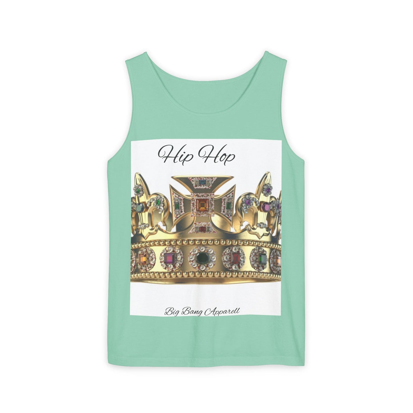 Big Bang Apparell hiphop crown Unisex Garment-Dyed Tank Top