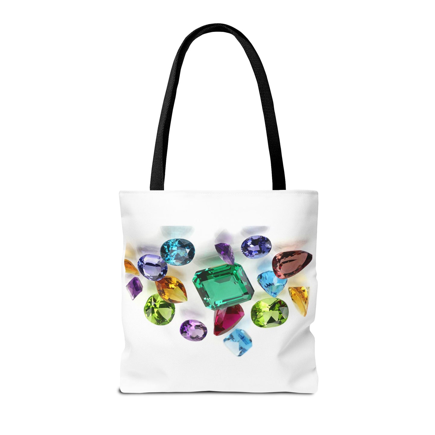 Colorful Gemstone Tote Bag | Stylish & Versatile Everyday Accessory