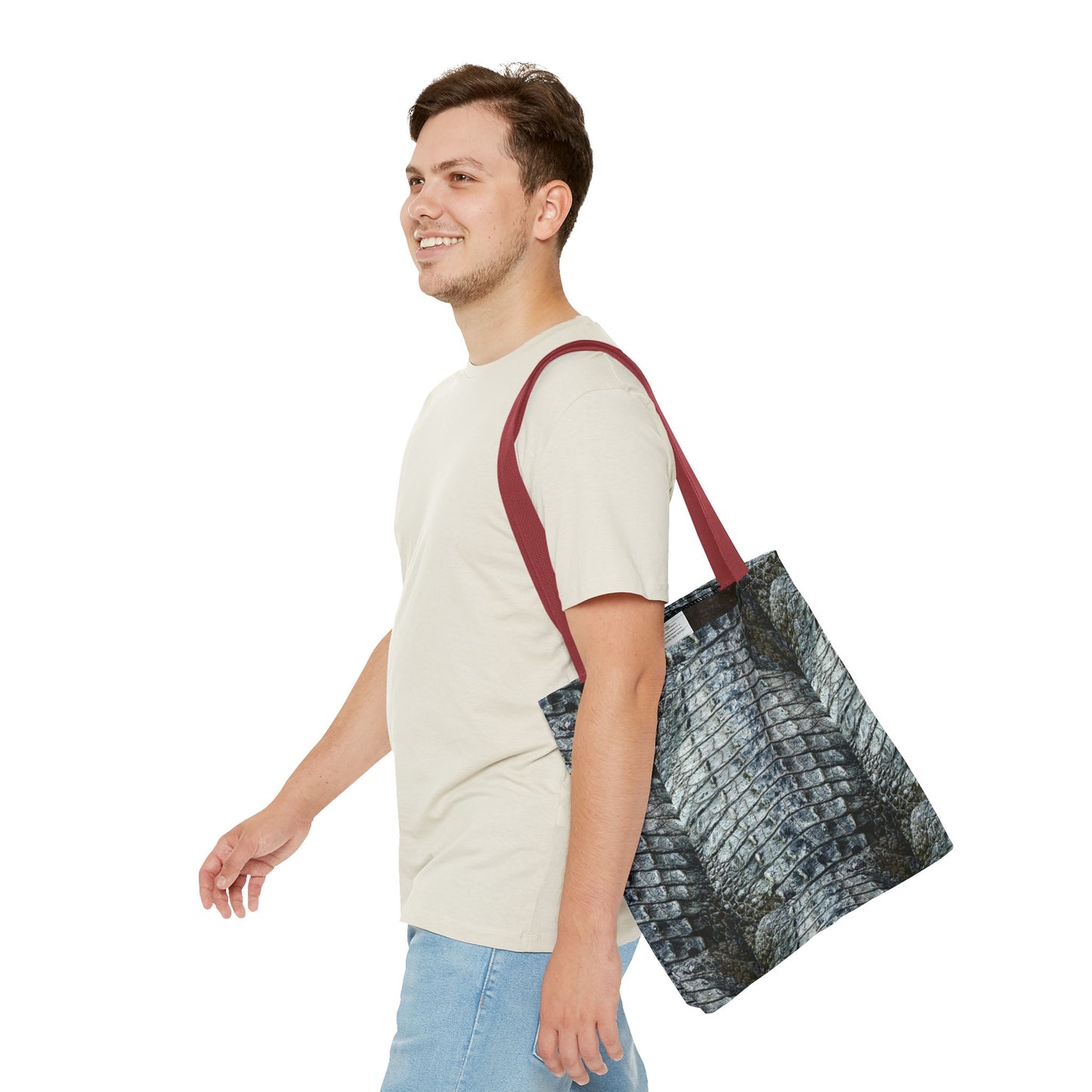 Stylish Crocodile Texture Tote Bag - Eco-Friendly Fashion Accessory