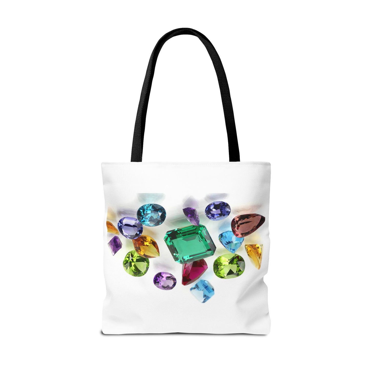 Colorful Gemstone Tote Bag | Stylish & Versatile Everyday Accessory