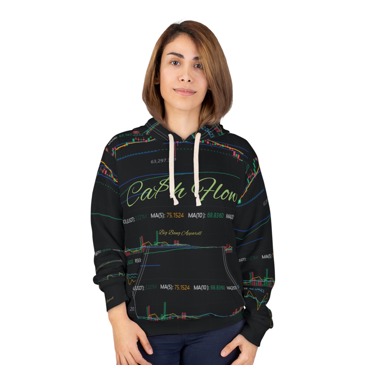 Big Bang Apparell trade chart cash flow Unisex Pullover Hoodie (AOP)