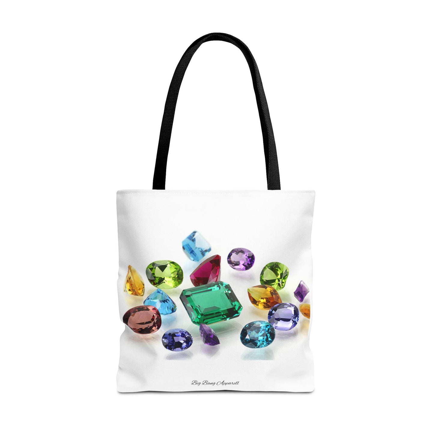 Colorful Gemstone Tote Bag | Stylish & Versatile Everyday Accessory