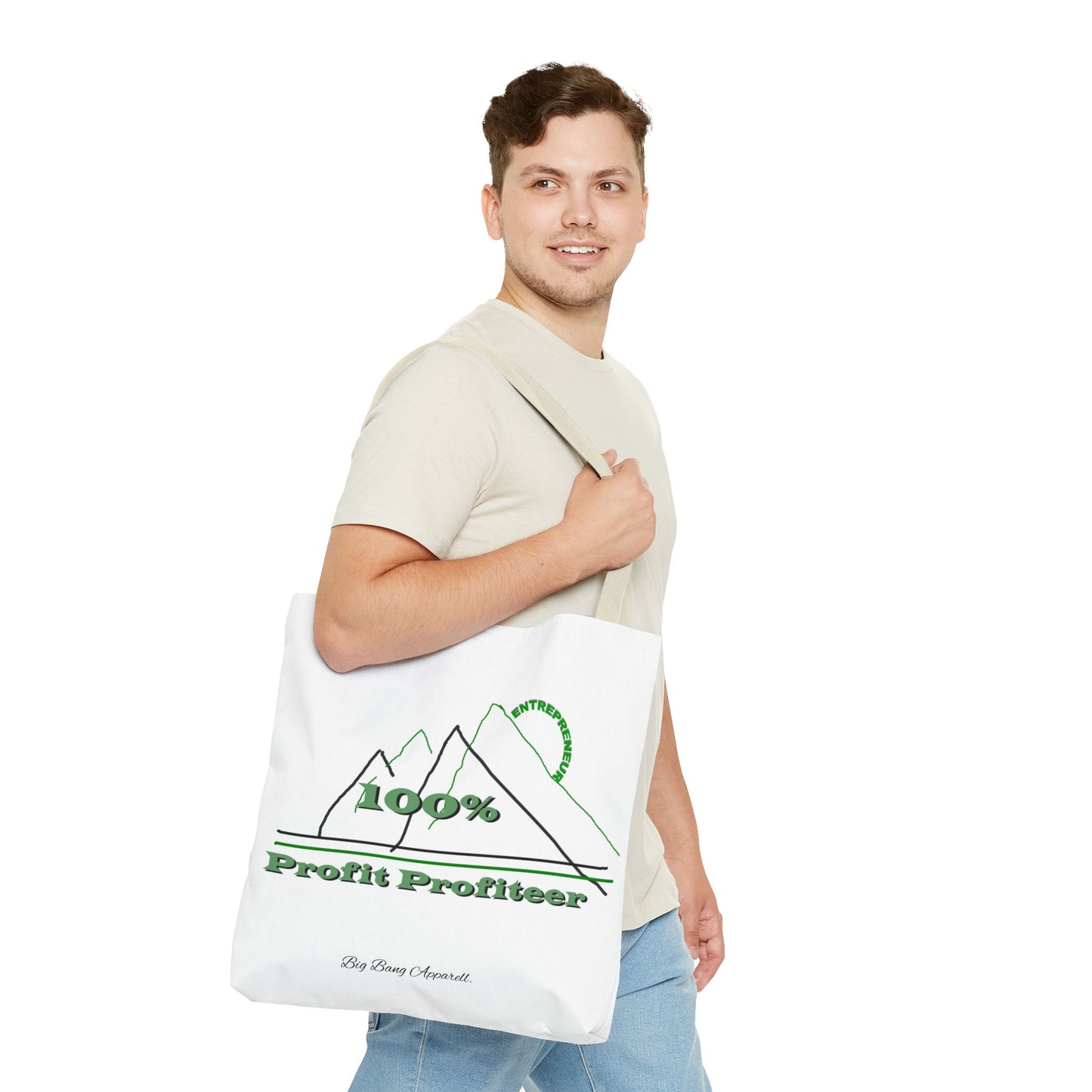 100% Profit Profiteer Tote Bag - Entrepreneurial Spirit for Business Lovers