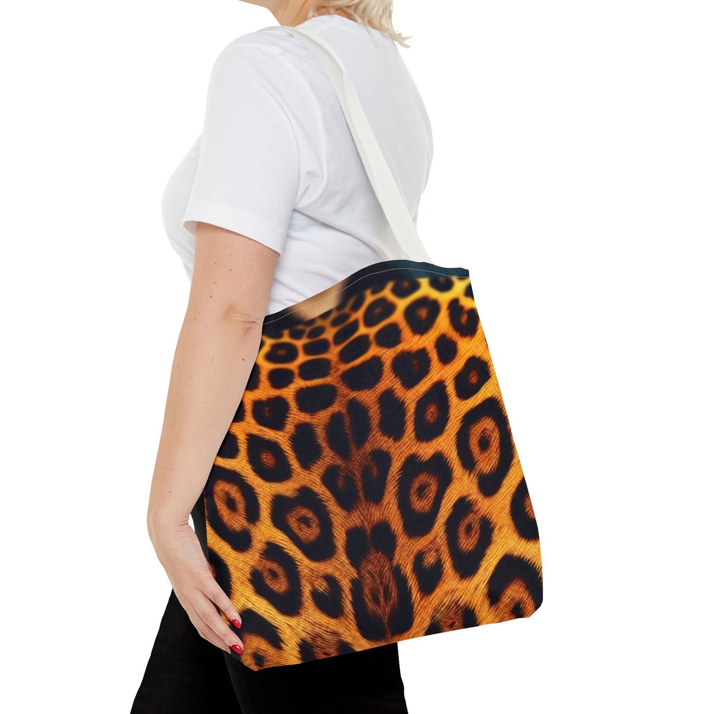 Stylish Leopard Print Tote Bag - Trendy Eco-Friendly Shopper