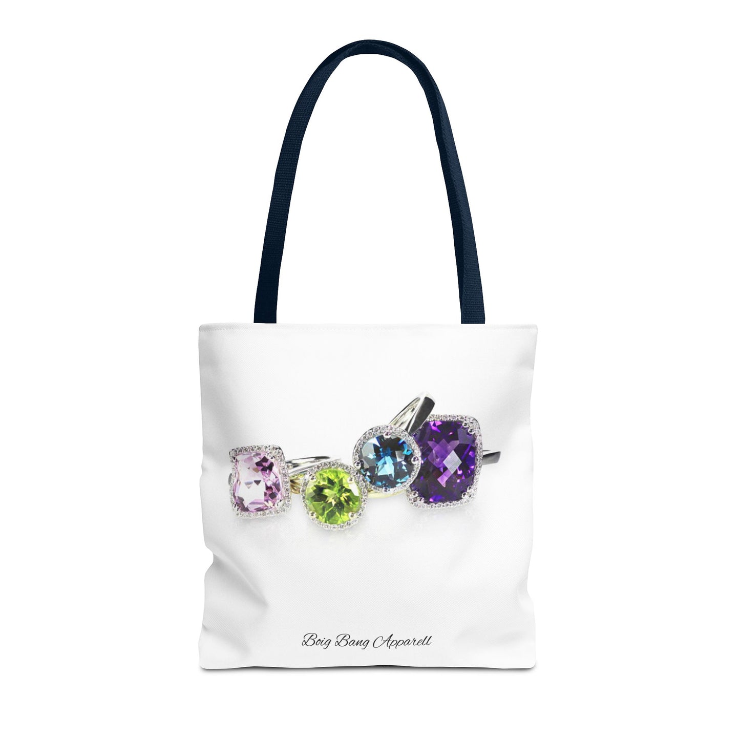 Sparkling Gemstone Tote Bag - Stylish and Chic Accessory for Jewelry Lovers