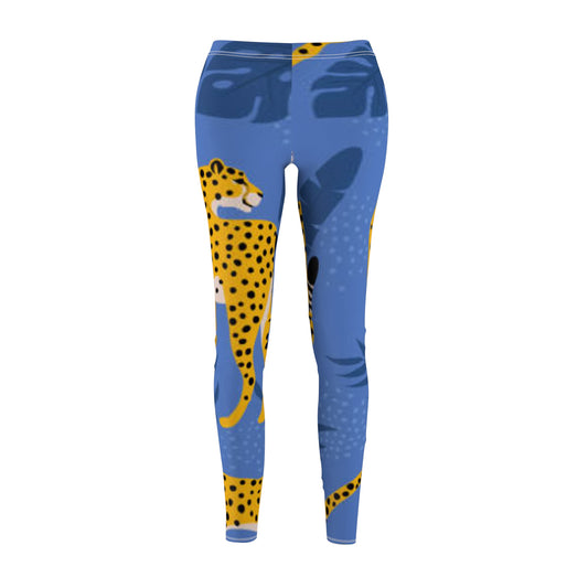 Big Bang Apparells cheetah print ,Women's Cut & Sew Casual Leggings (AOP)