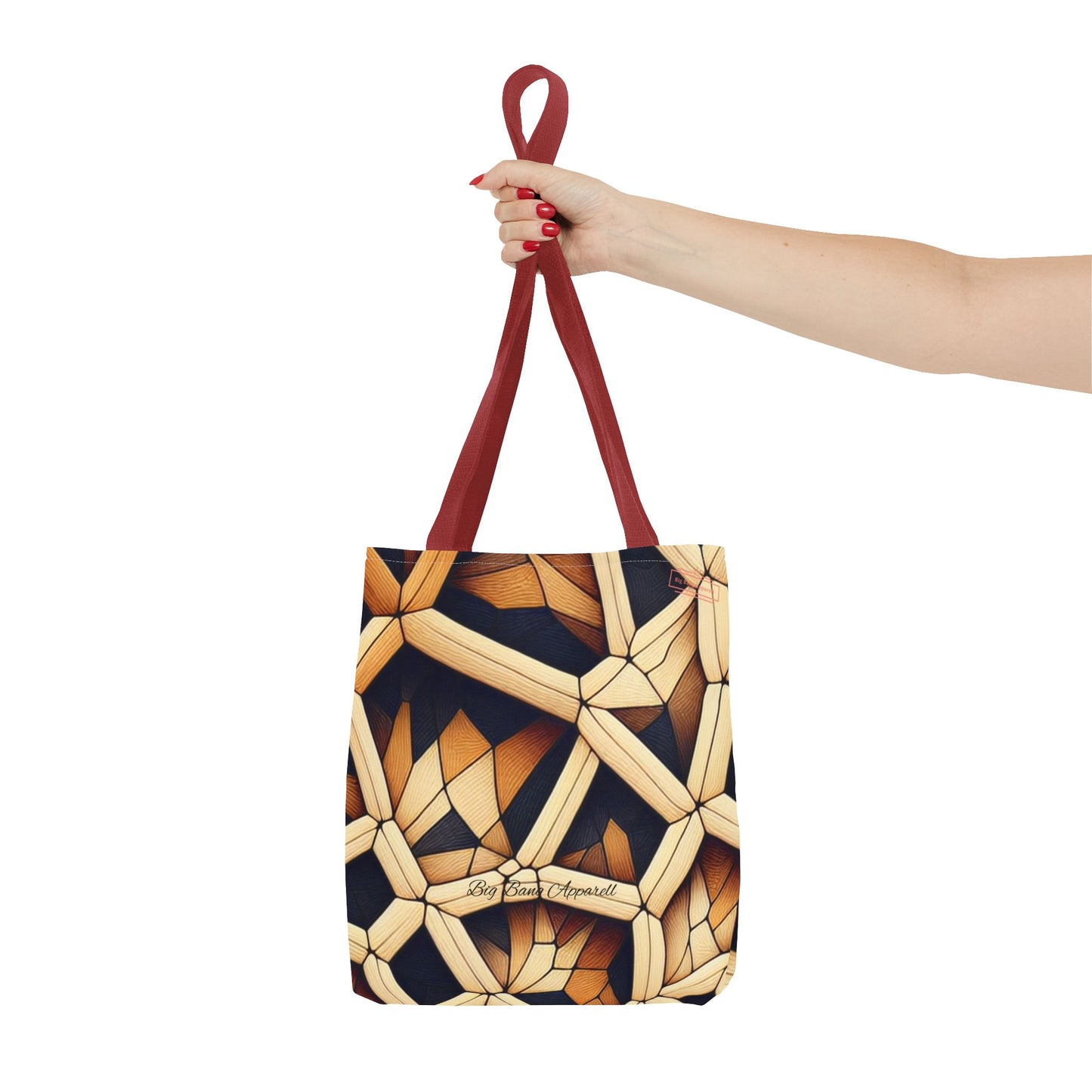 Geometric Pattern Tote Bag - Stylish & Versatile for Everyday Use