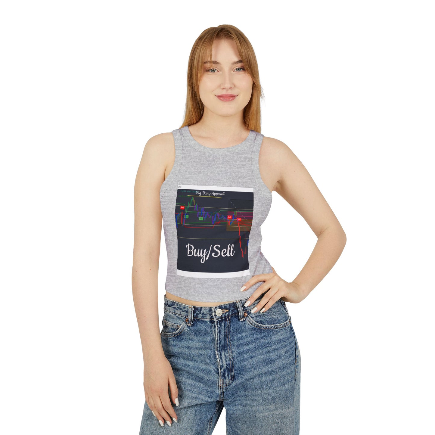 Big Bang Apparell Buy sell, Women's Micro Rib Racer Tank Top