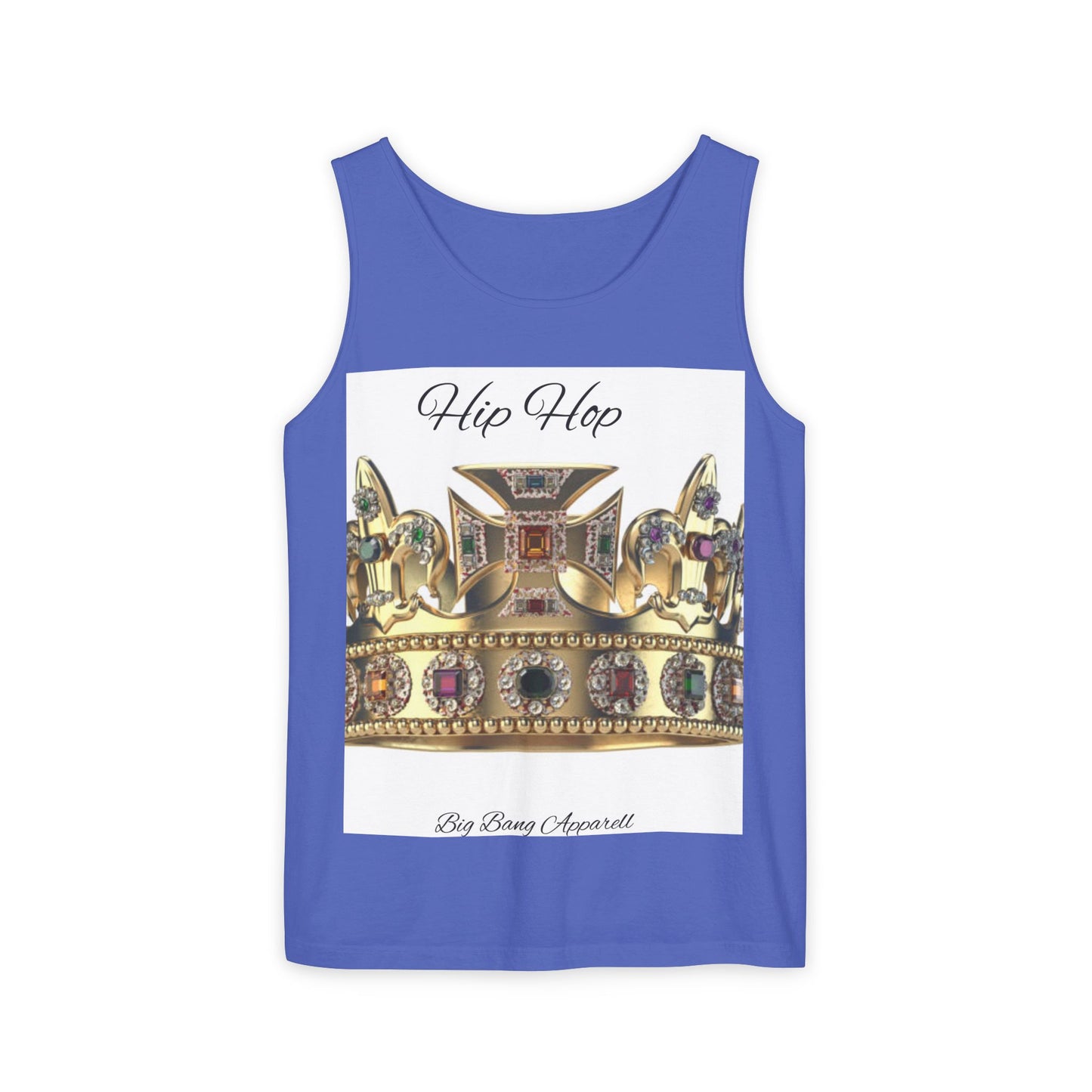 Big Bang Apparell hiphop crown Unisex Garment-Dyed Tank Top