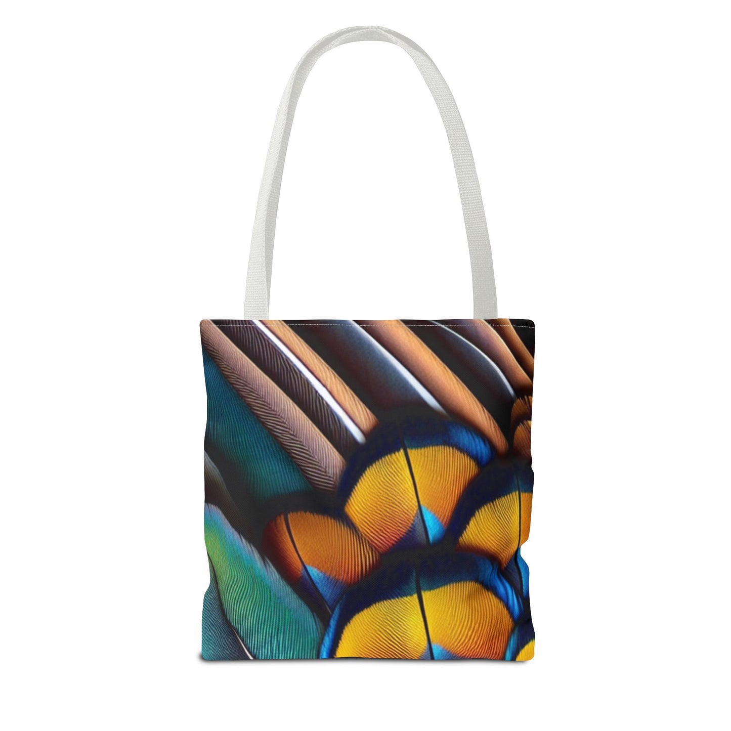 Vibrant Feather Tote Bag - Stylish and Eco-Friendly