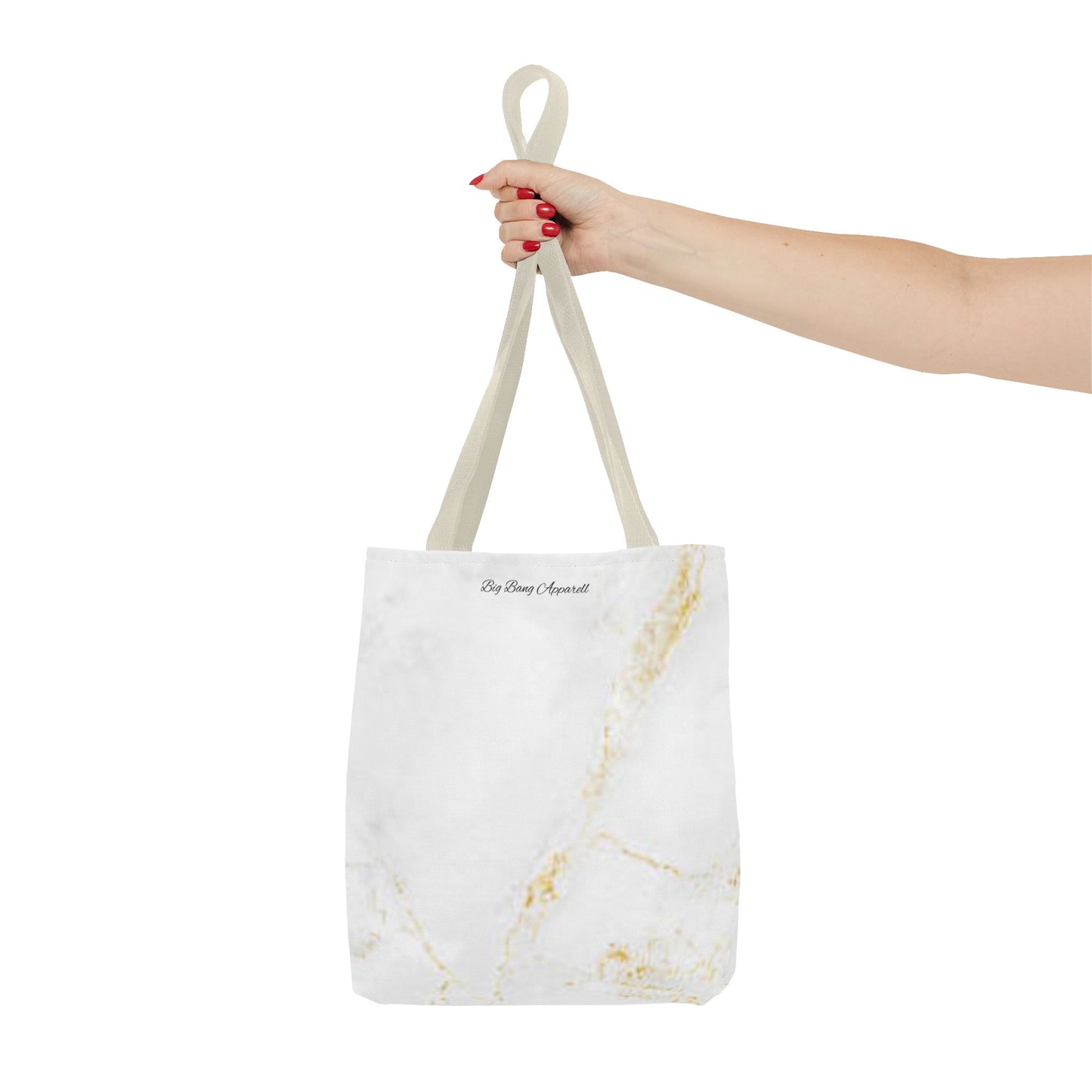 Elegant Marble Print Tote Bag - Big Bang Apparel