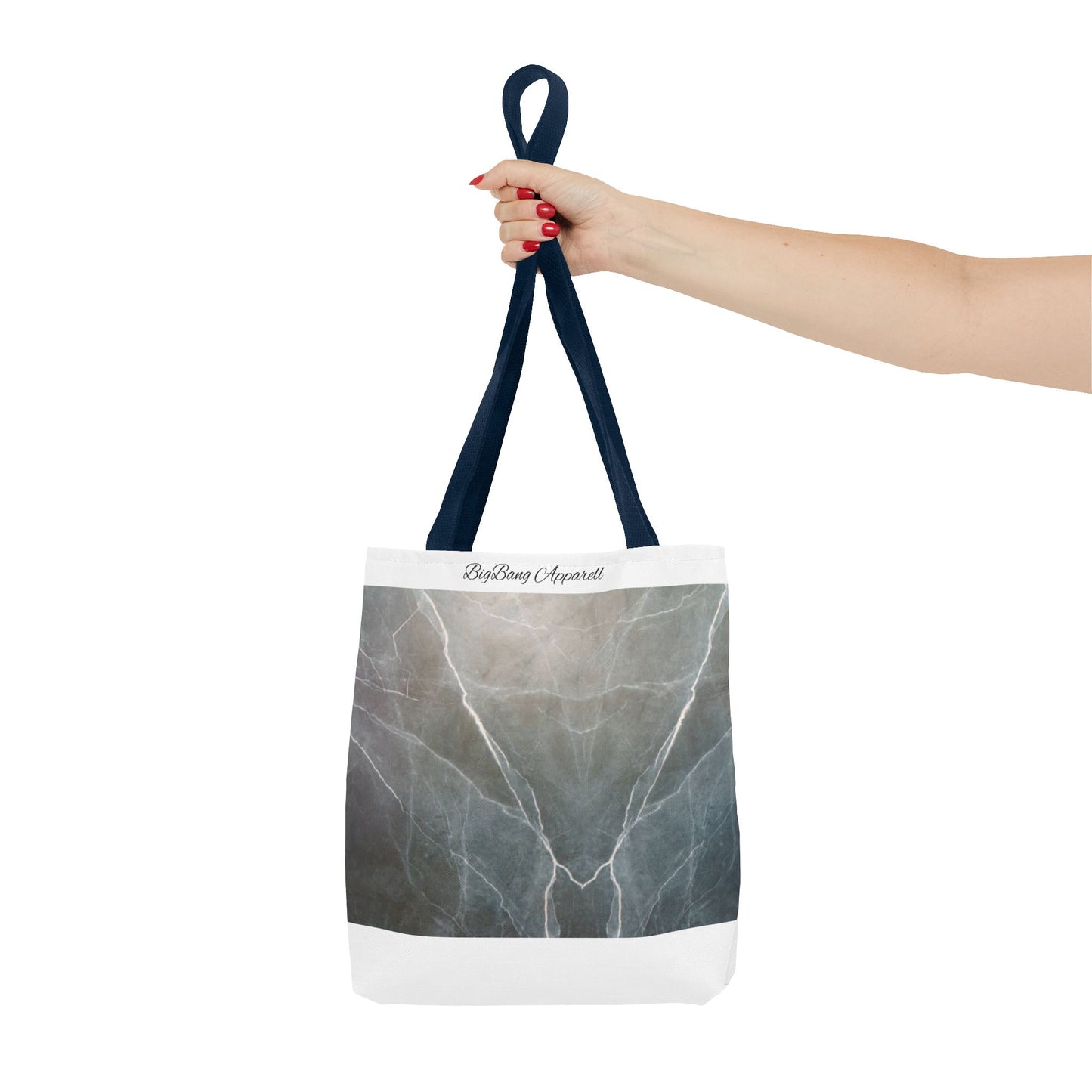 Elegant Marble Print Tote Bag | Stylish Reusable Eco-Friendly Bag for Everyday Use