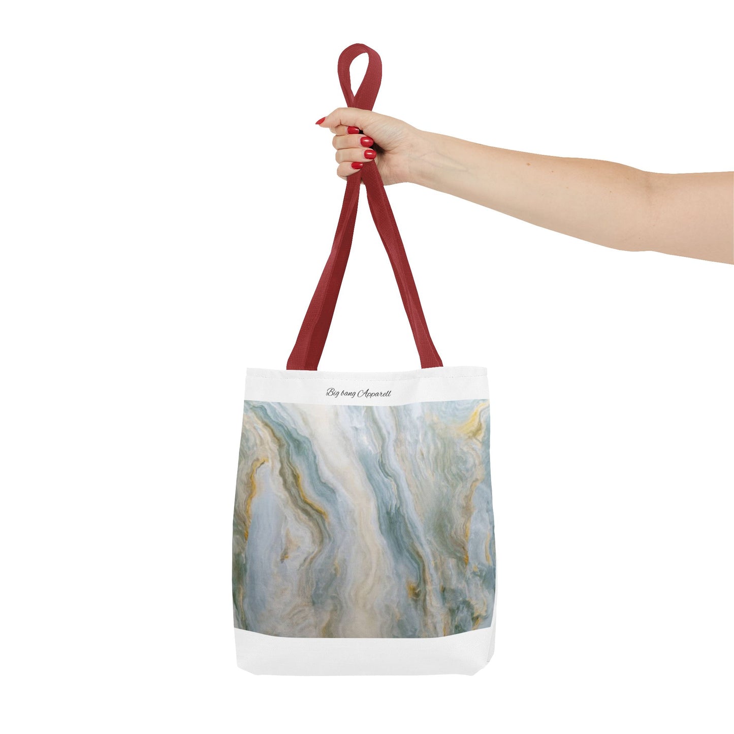 Elegant Marble Print Tote Bag - Stylish & Versatile for Everyday Use