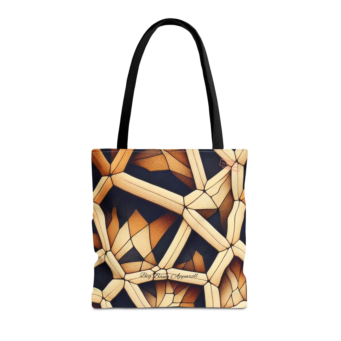 Geometric Pattern Tote Bag - Stylish & Versatile for Everyday Use