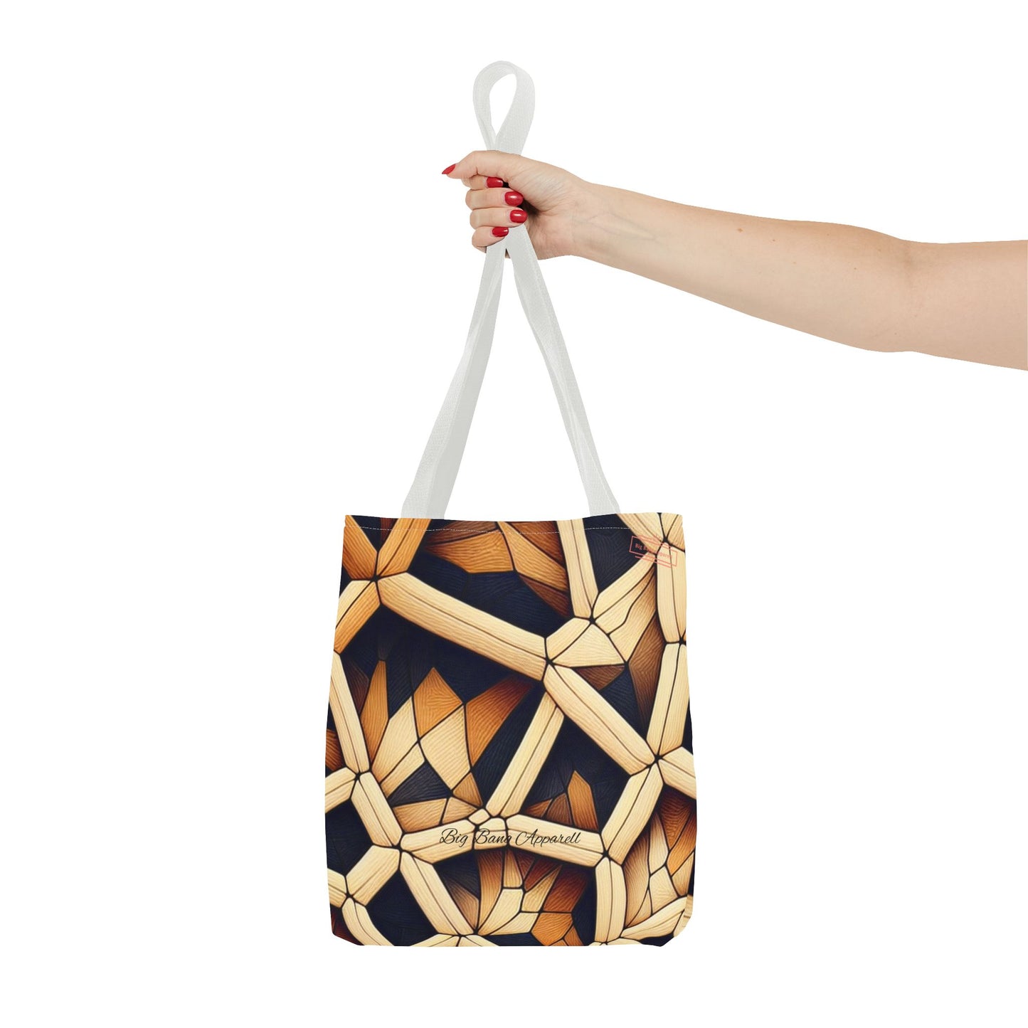 Geometric Pattern Tote Bag - Stylish & Versatile for Everyday Use