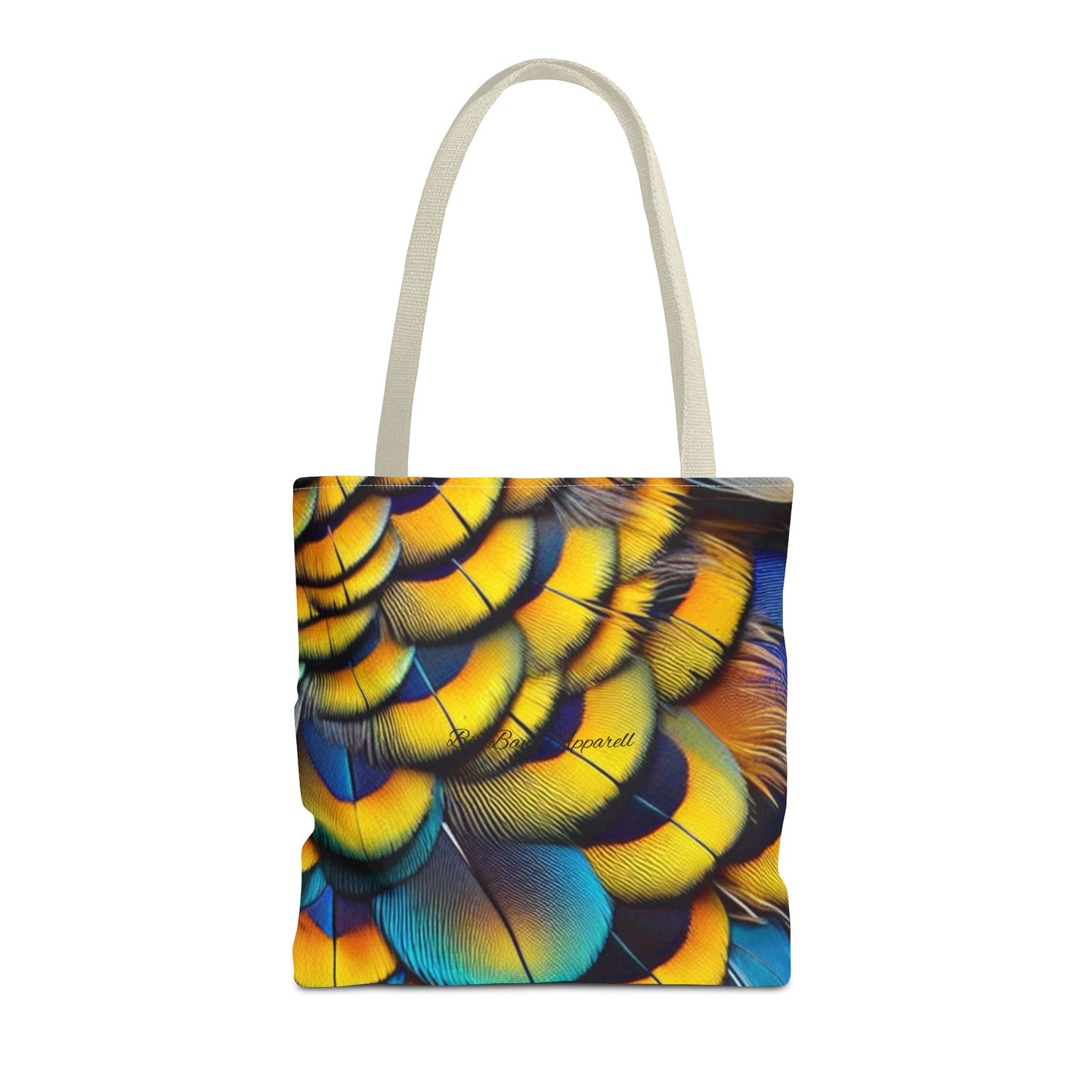 Vibrant Feather Tote Bag - Stylish and Eco-Friendly