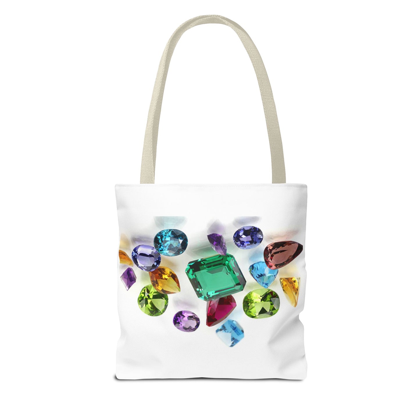 Colorful Gemstone Tote Bag | Stylish & Versatile Everyday Accessory