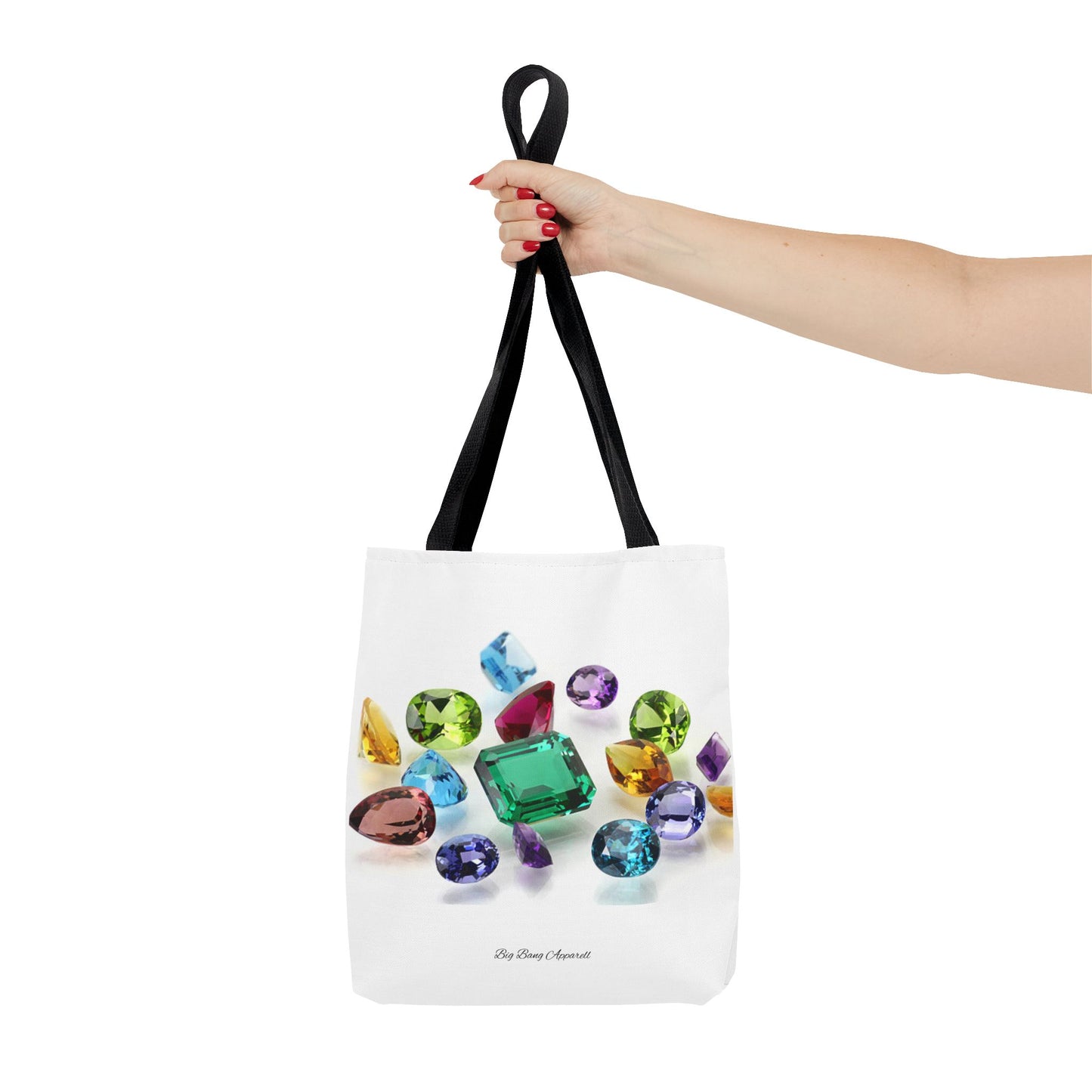 Colorful Gemstone Tote Bag | Stylish & Versatile Everyday Accessory