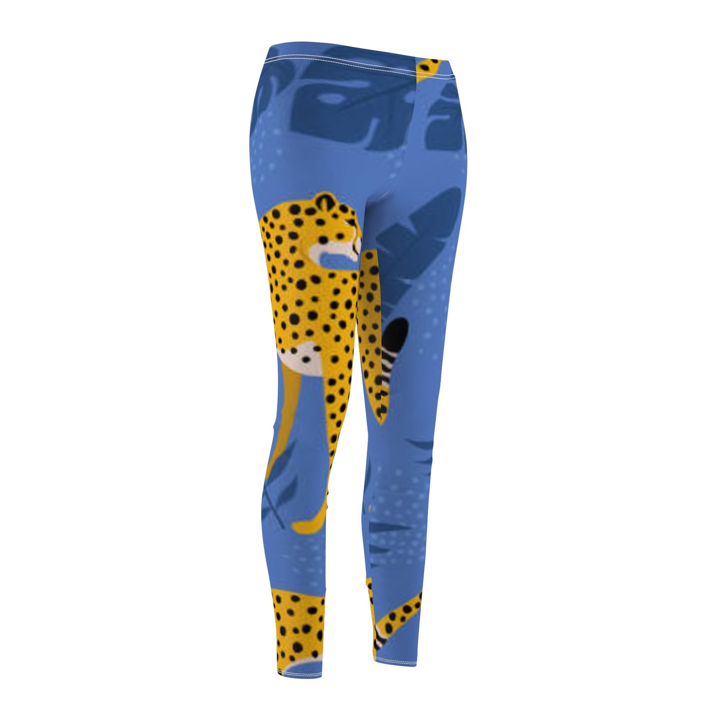 Big Bang Apparells cheetah print ,Women's Cut & Sew Casual Leggings (AOP)