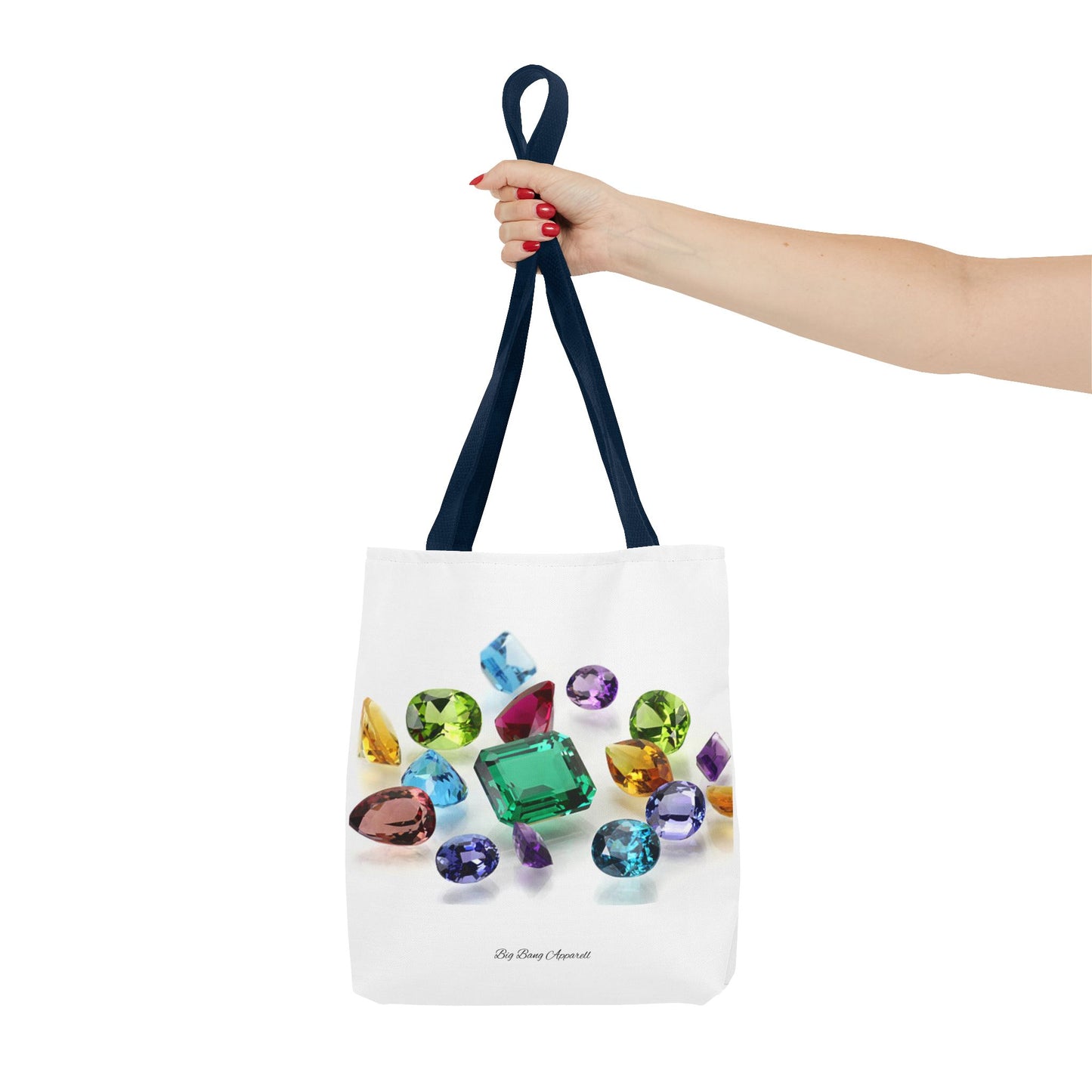 Colorful Gemstone Tote Bag | Stylish & Versatile Everyday Accessory