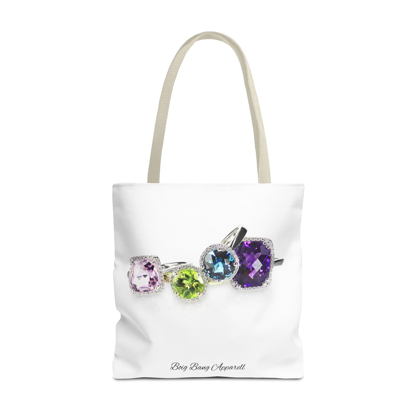 Sparkling Gemstone Tote Bag - Stylish and Chic Accessory for Jewelry Lovers