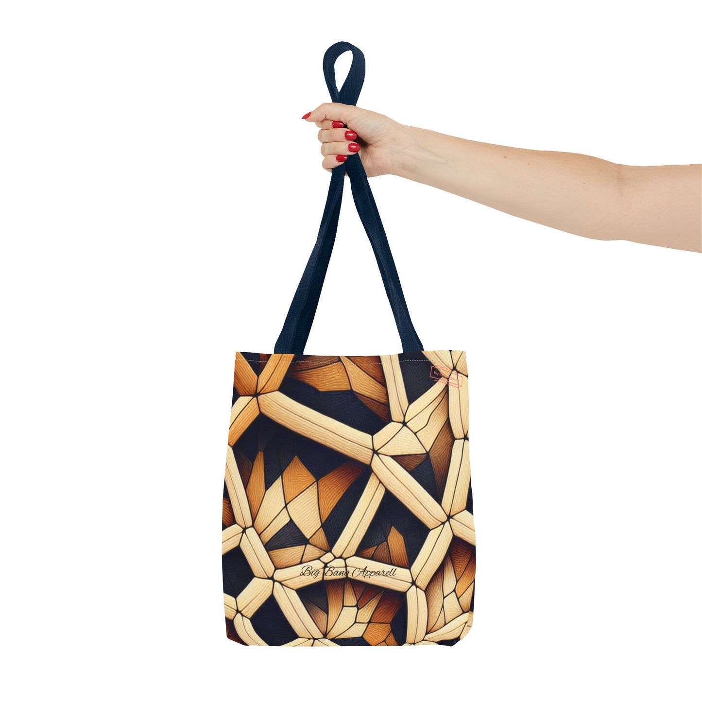 Geometric Pattern Tote Bag - Stylish & Versatile for Everyday Use