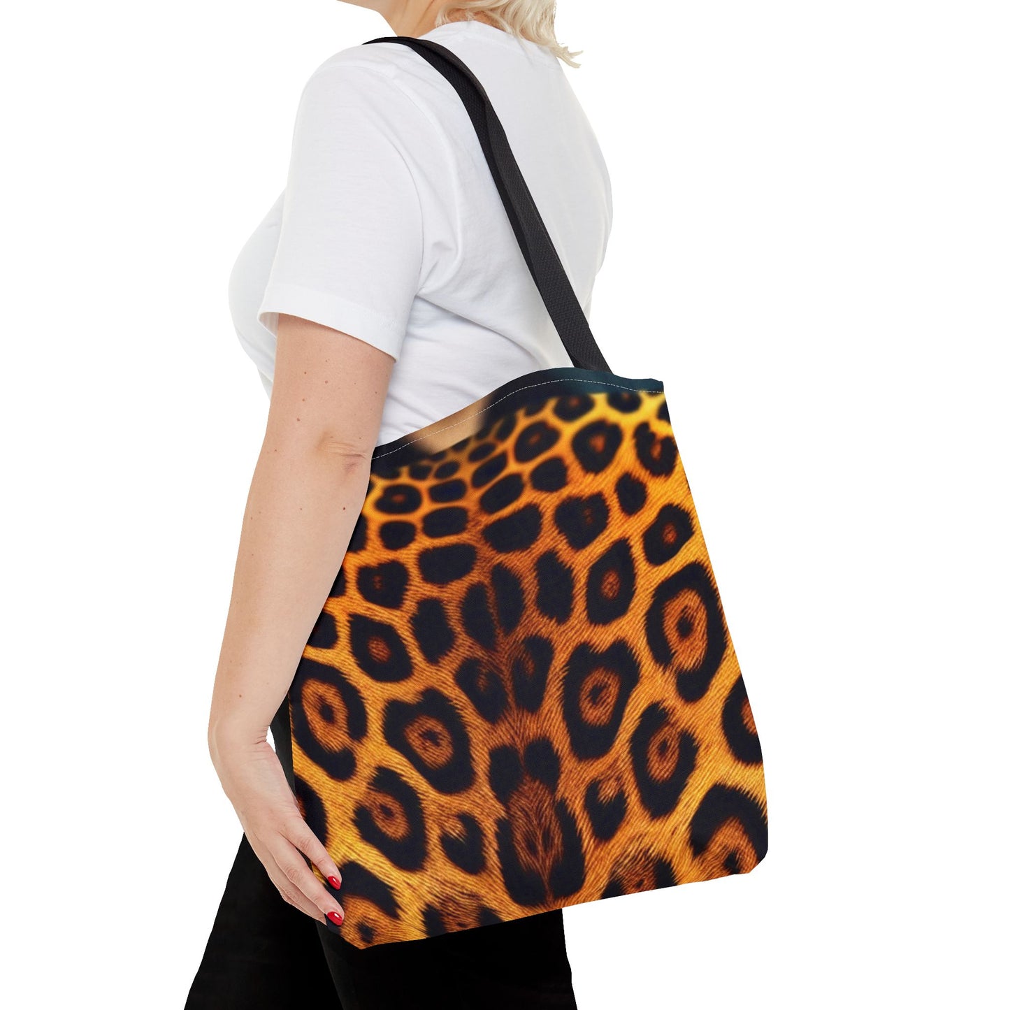 Stylish Leopard Print Tote Bag - Trendy Eco-Friendly Shopper