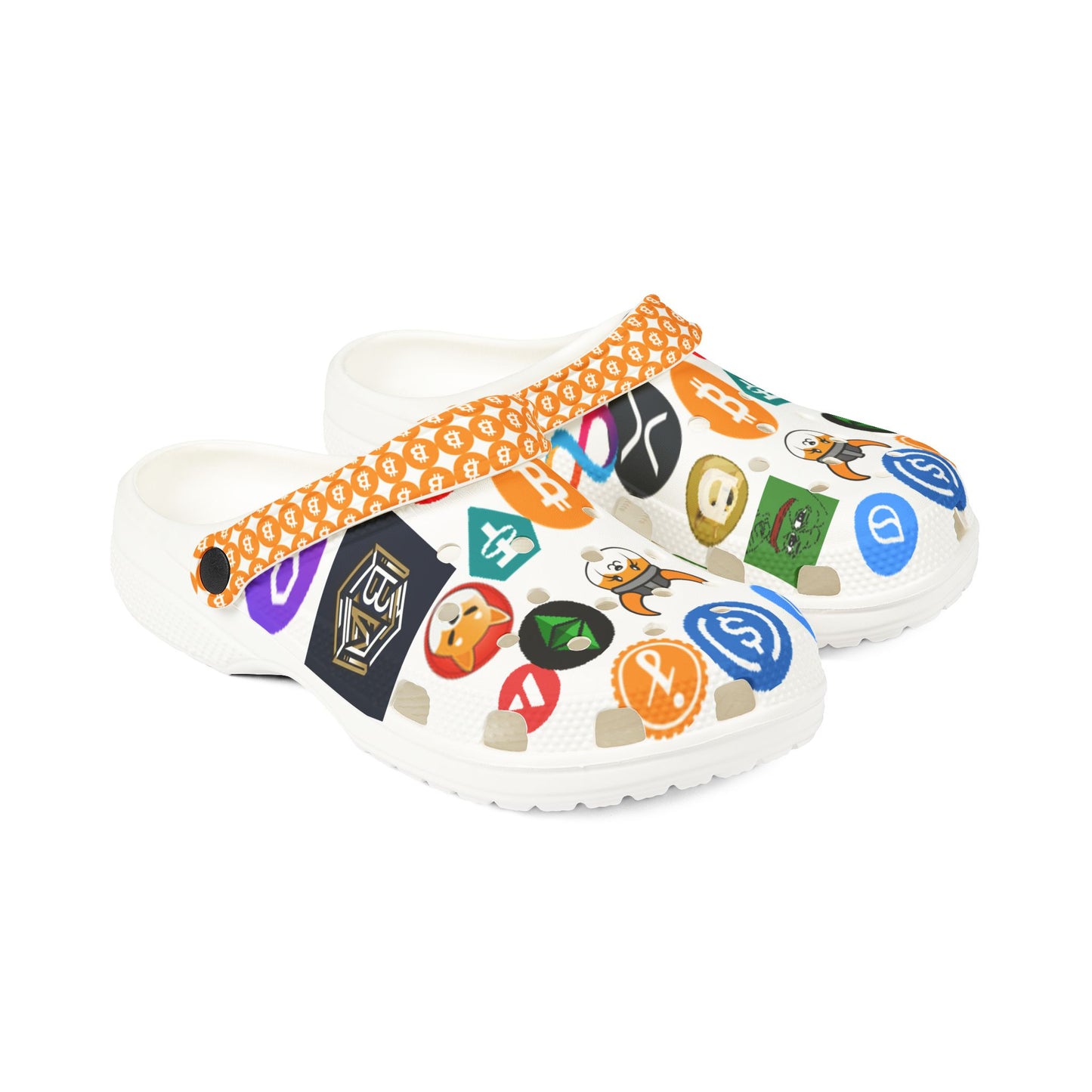 Colorful Crypto EVA Foam Shoes for Comfort and Style