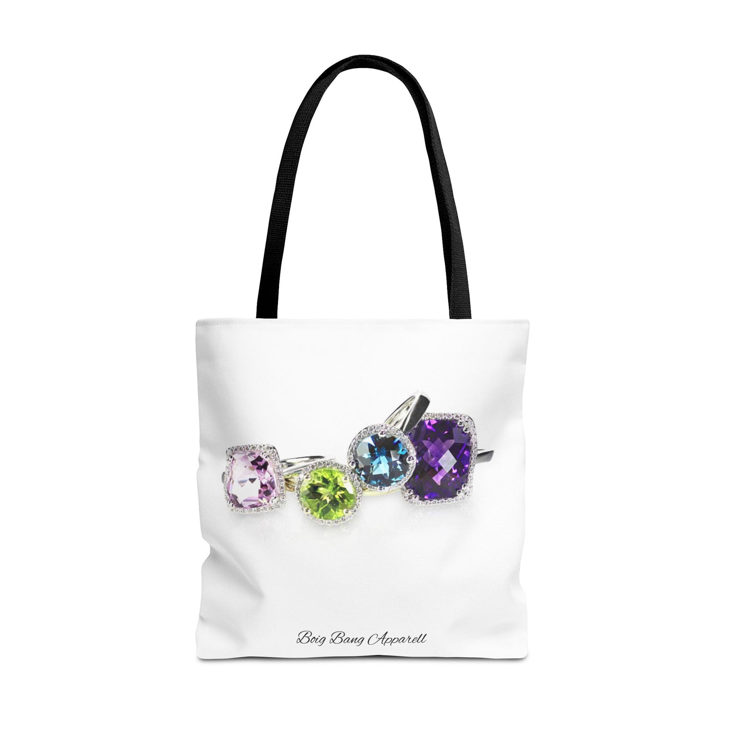 Sparkling Gemstone Tote Bag - Stylish and Chic Accessory for Jewelry Lovers