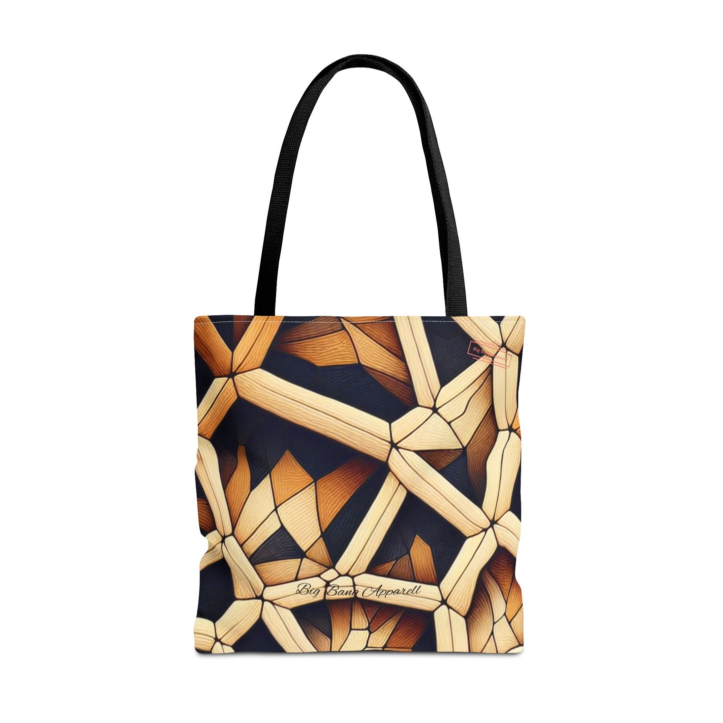 Geometric Pattern Tote Bag - Stylish & Versatile for Everyday Use