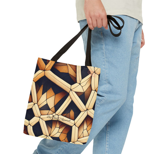 Geometric Pattern Tote Bag - Stylish & Versatile for Everyday Use