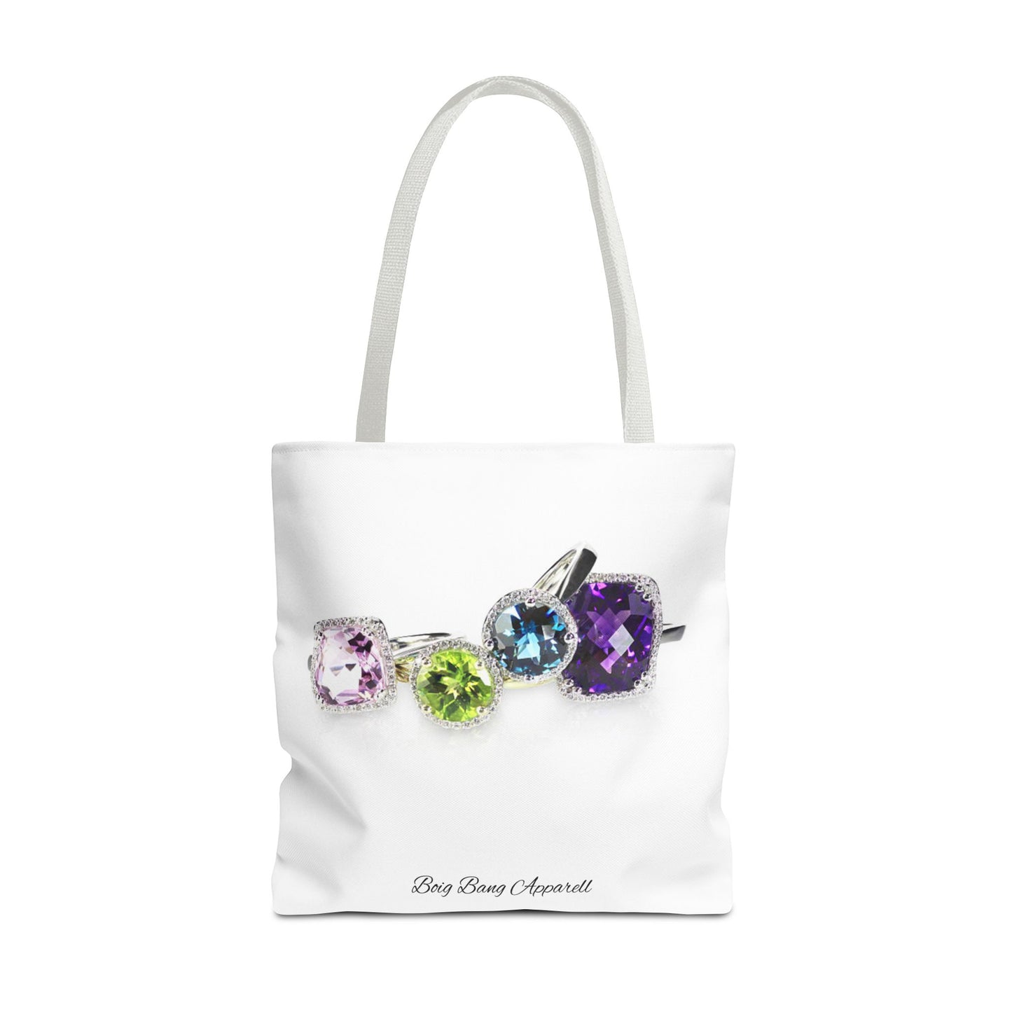 Sparkling Gemstone Tote Bag - Stylish and Chic Accessory for Jewelry Lovers