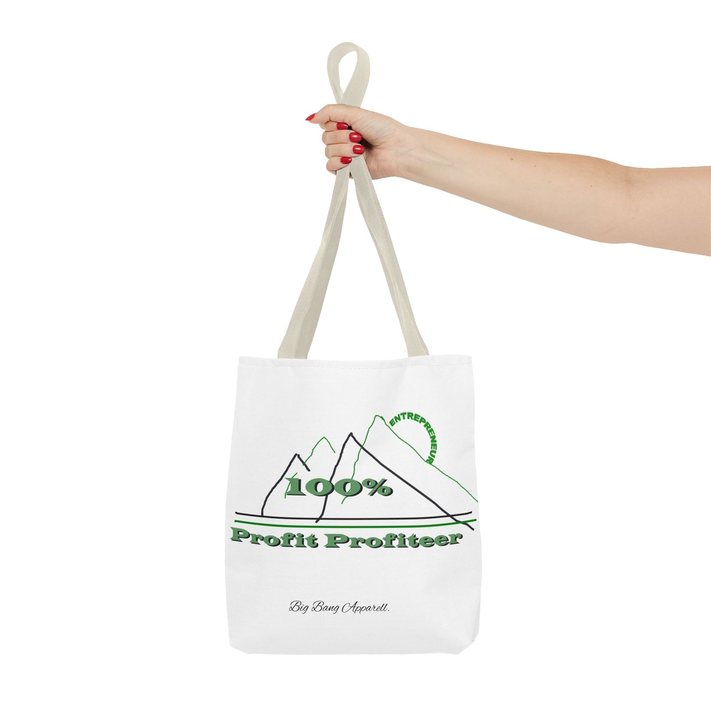 100% Profit Profiteer Tote Bag - Entrepreneurial Spirit for Business Lovers