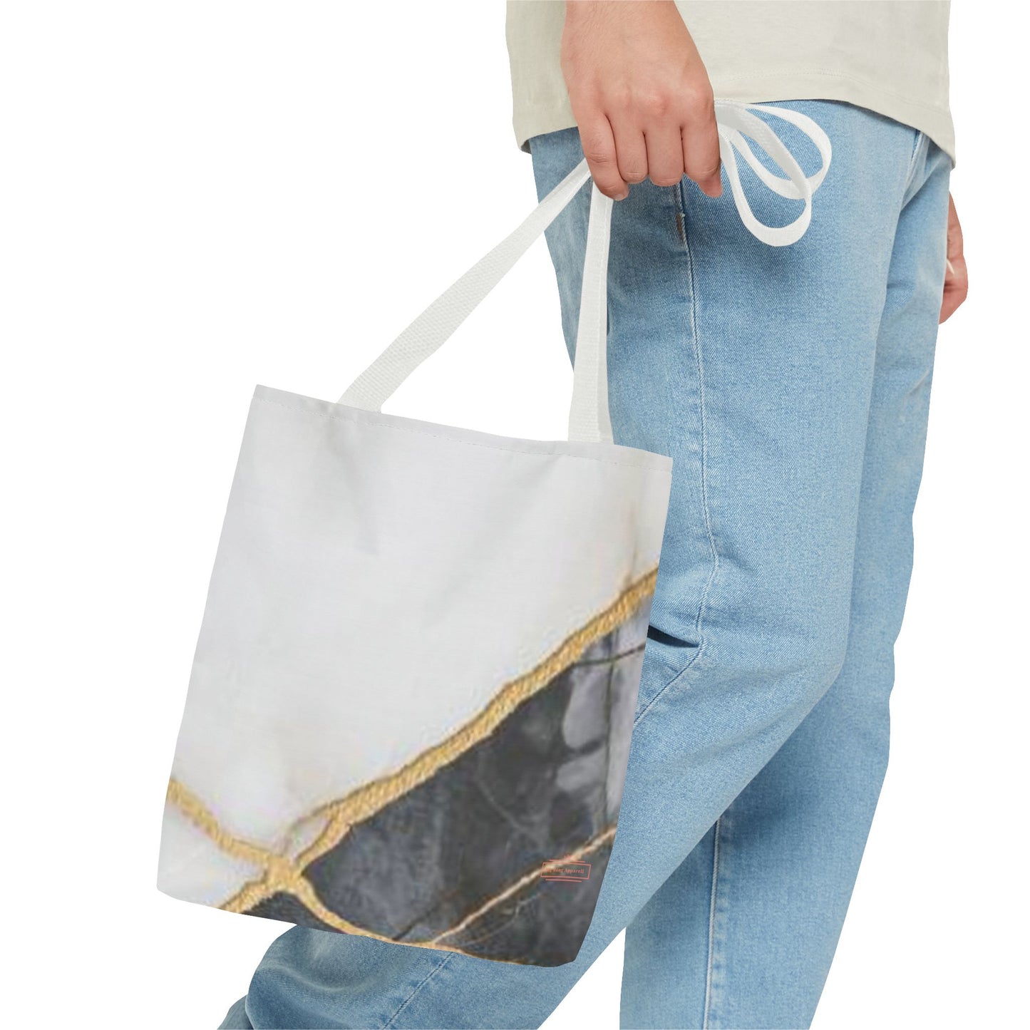 Elegant Marble Design Tote Bag for Stylish Everyday Use