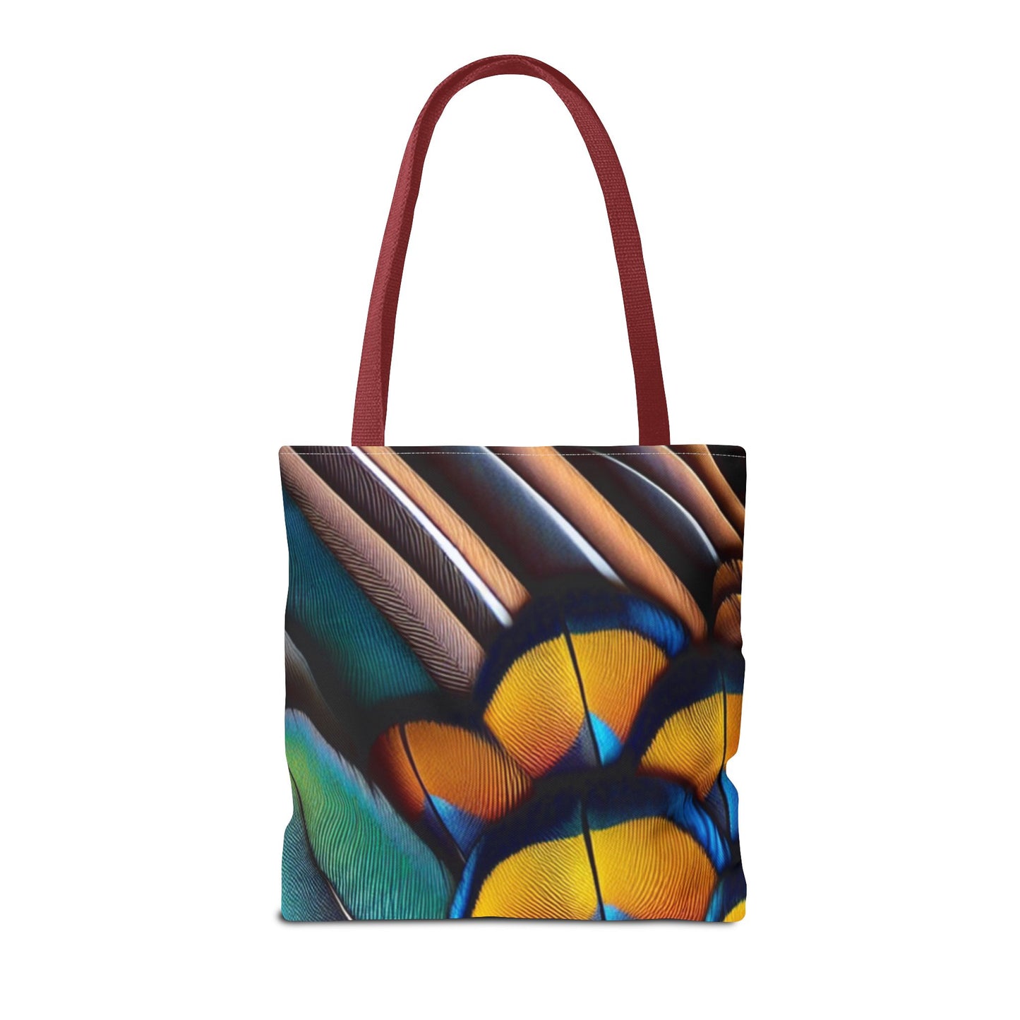 Vibrant Feather Tote Bag - Stylish and Eco-Friendly