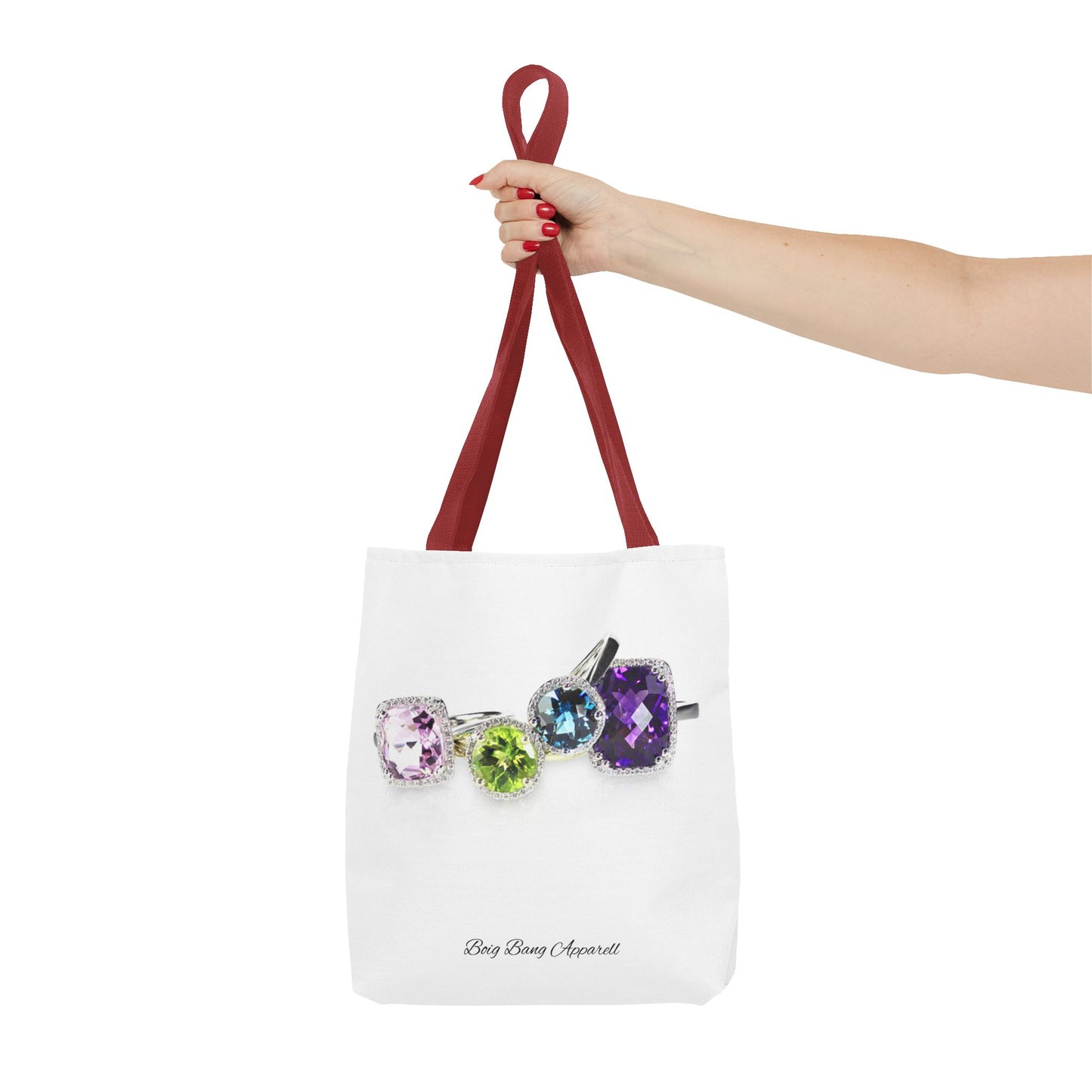 Sparkling Gemstone Tote Bag - Stylish and Chic Accessory for Jewelry Lovers