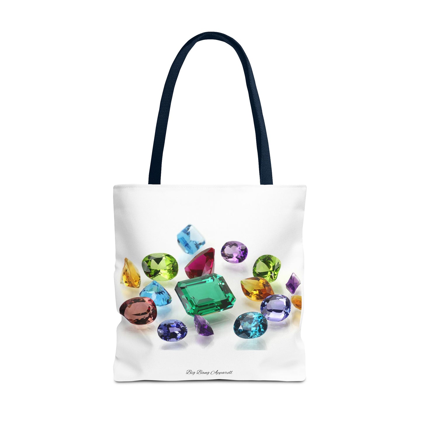 Colorful Gemstone Tote Bag | Stylish & Versatile Everyday Accessory