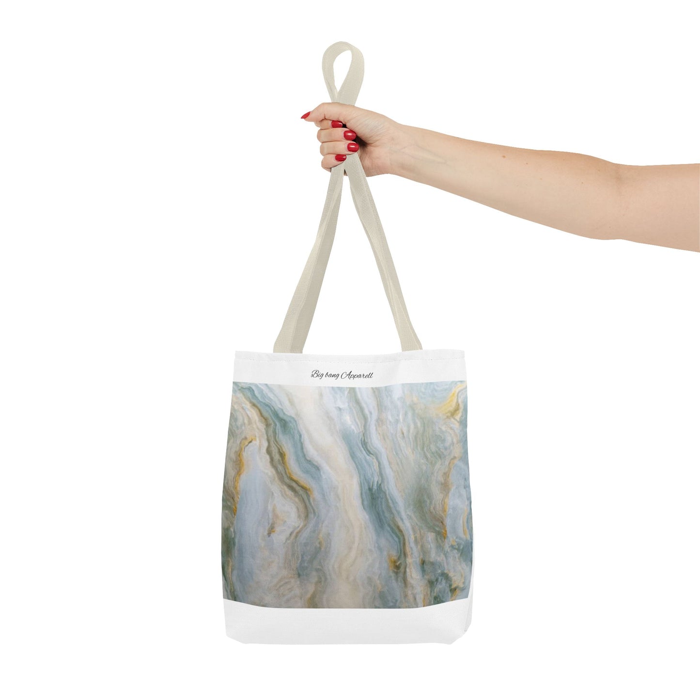 Elegant Marble Print Tote Bag - Stylish & Versatile for Everyday Use