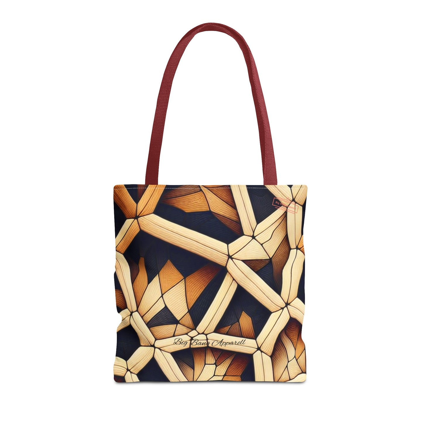 Geometric Pattern Tote Bag - Stylish & Versatile for Everyday Use