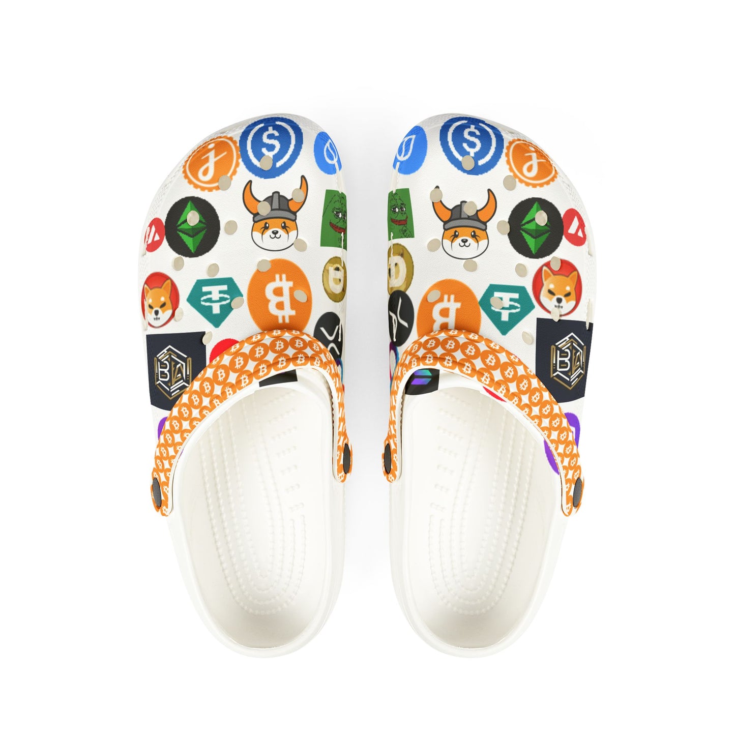 Colorful Crypto EVA Foam Shoes for Comfort and Style