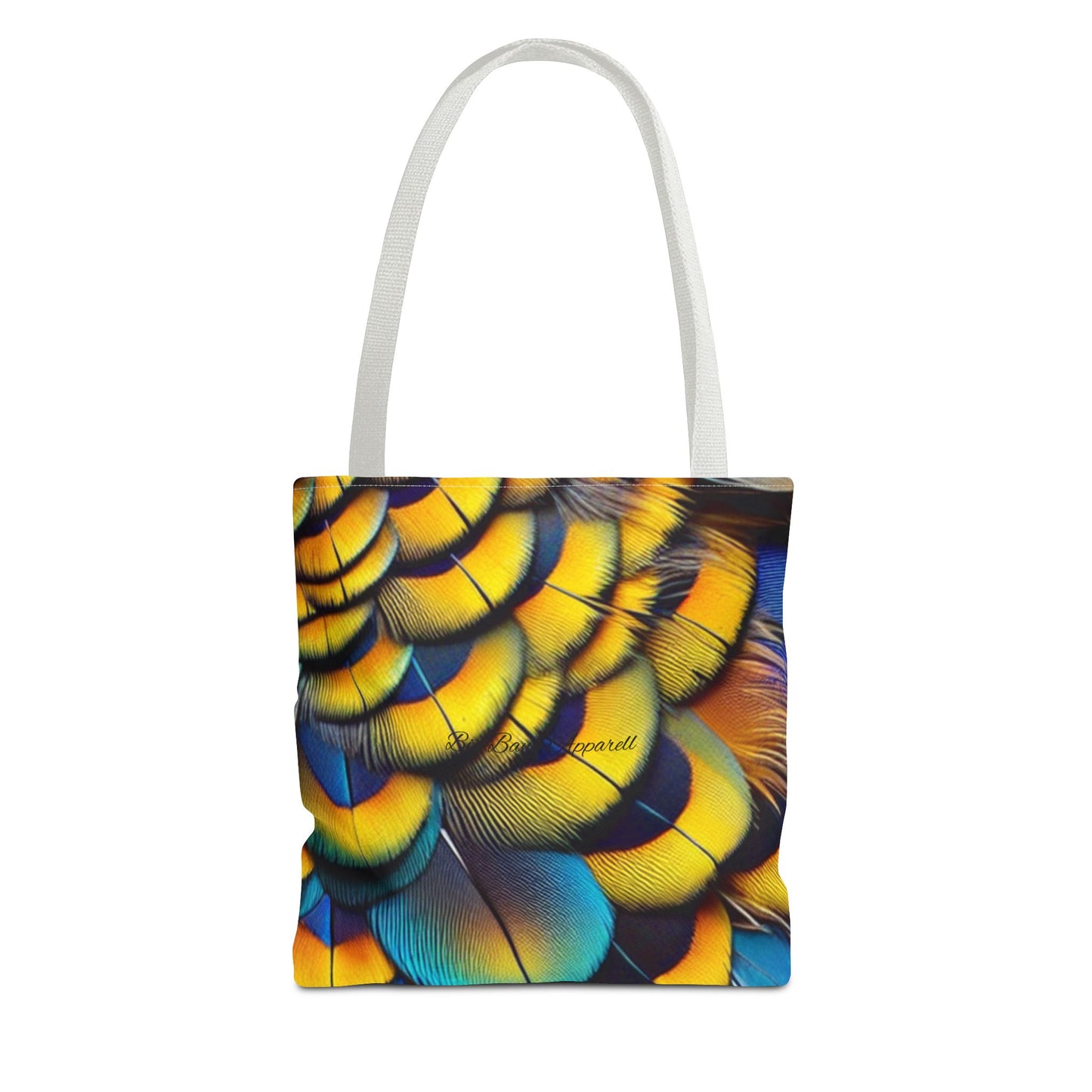 Vibrant Feather Tote Bag - Stylish and Eco-Friendly